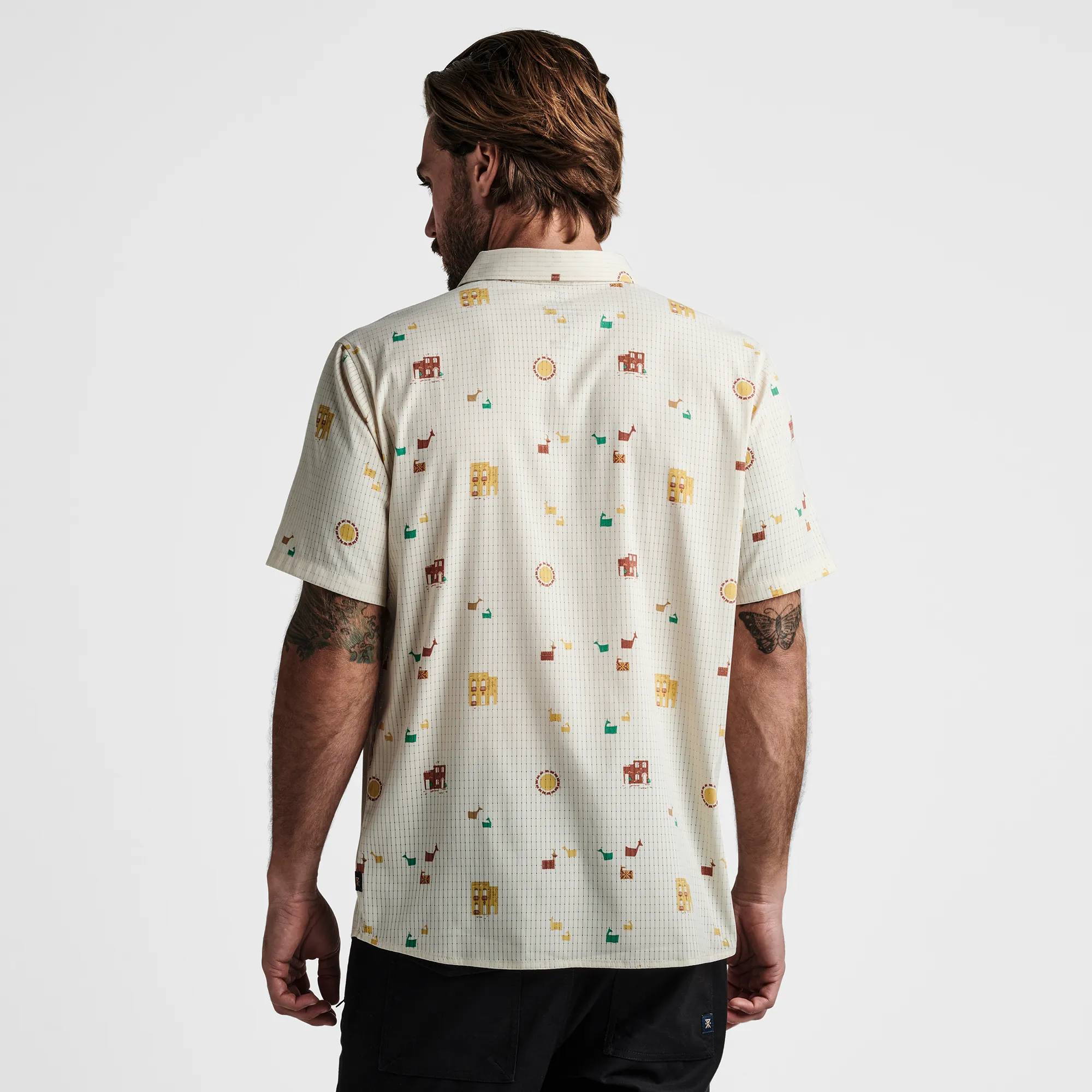 Bless Up Breathable Stretch Shirt - Almond Paste sold by Roark product image thumbnail 3