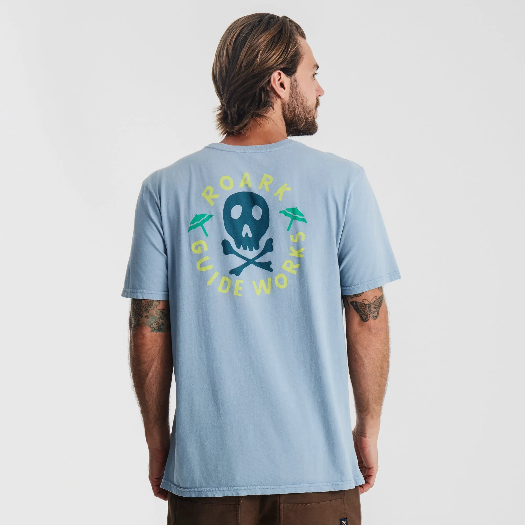 Guideworks Skull Premium Tee - Cascata sold by Roark product image thumbnail 3