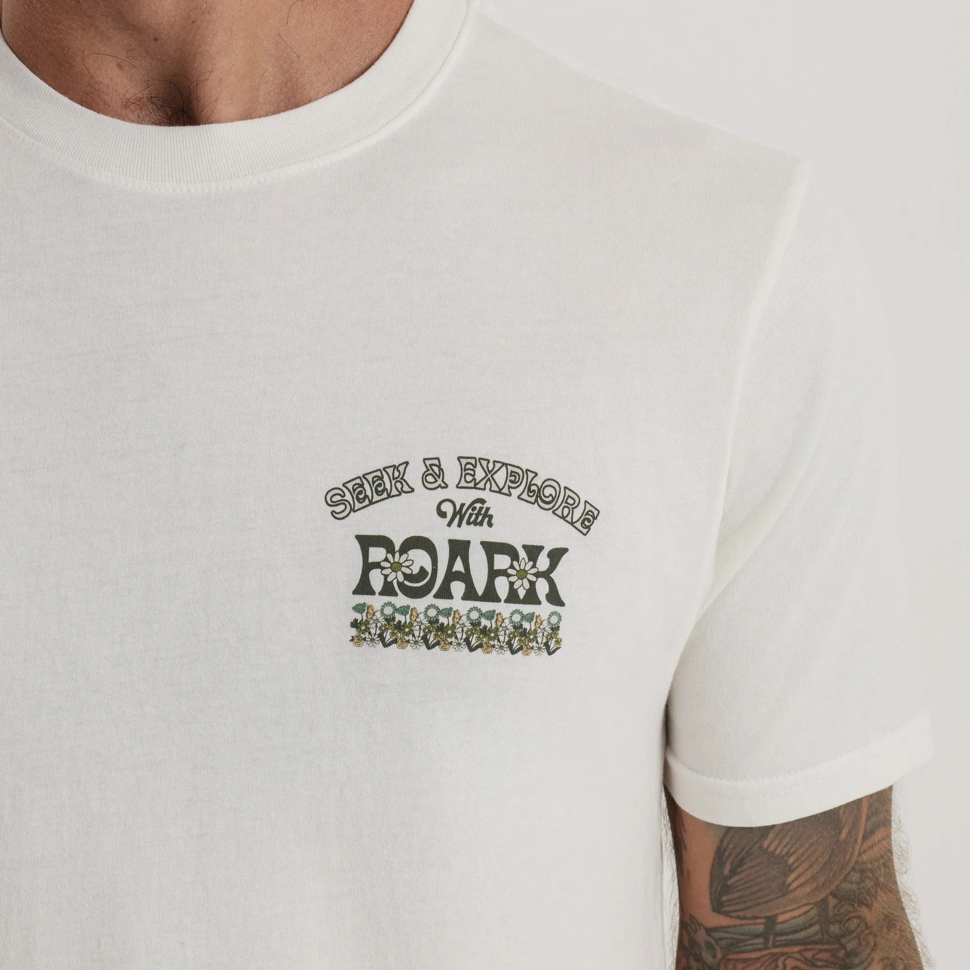 Seek & Explore Premium Tee - Off White sold by Roark product image thumbnail 4