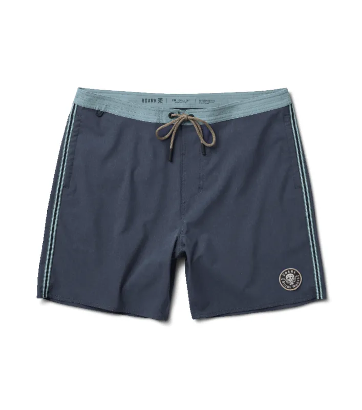 Chiller Boardshorts 17" - Mixtape Dark Navy sold by Roark