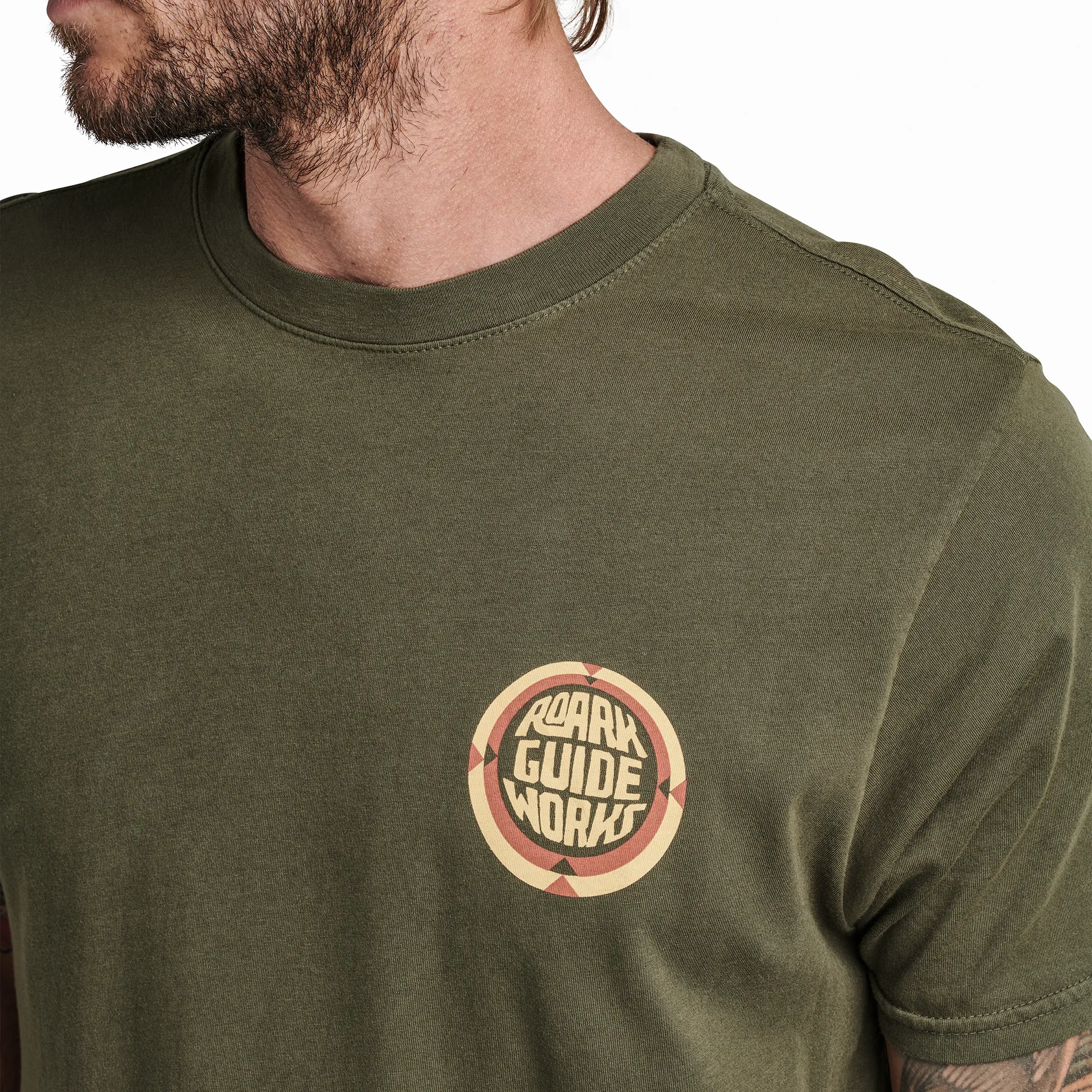 Guideworks Sardegna Premium Tee - Military sold by Roark product image thumbnail 4