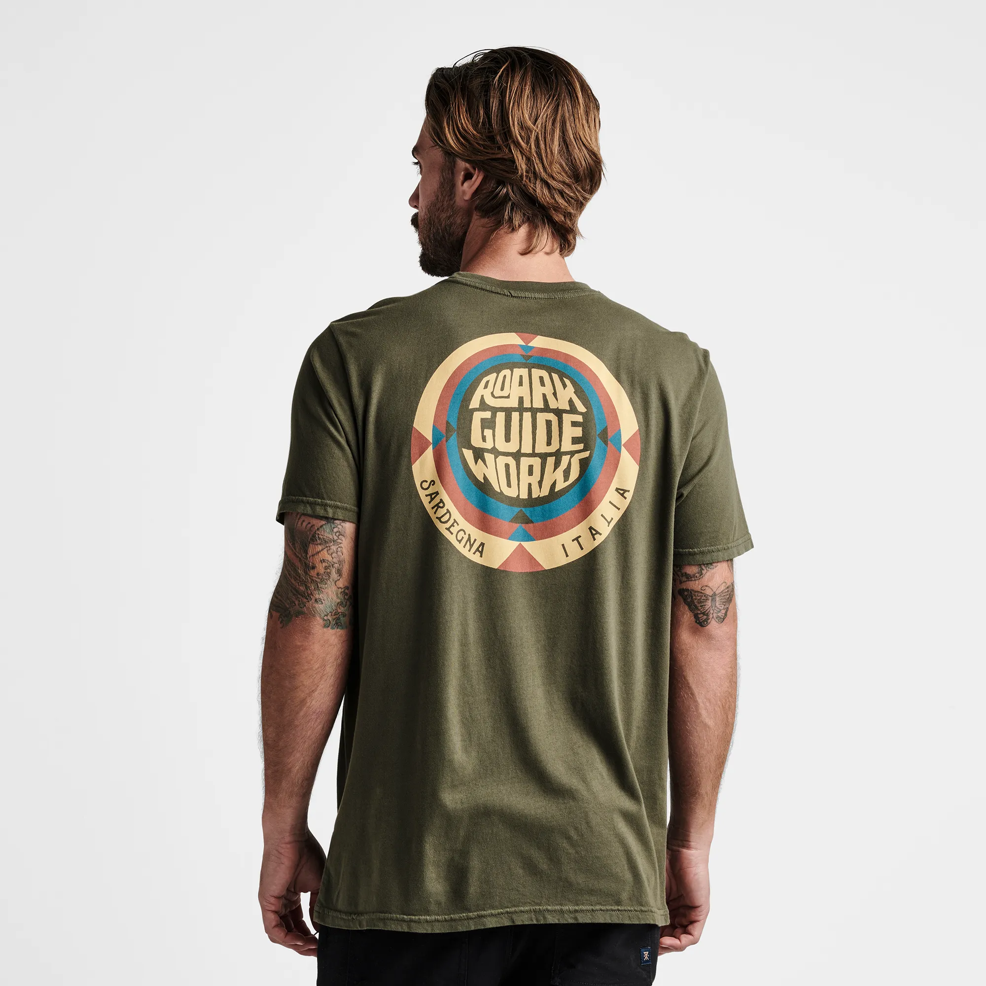 Guideworks Sardegna Premium Tee - Military sold by Roark product image thumbnail 3