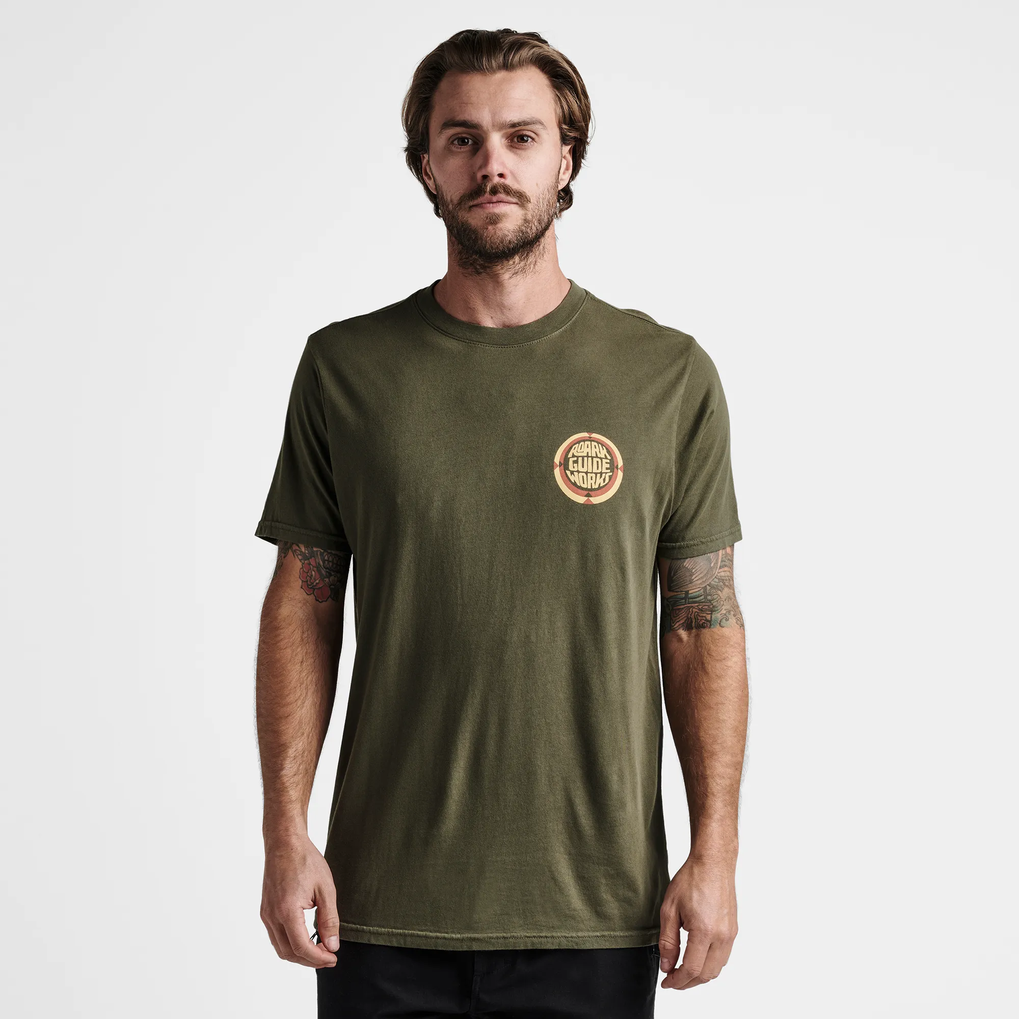 Guideworks Sardegna Premium Tee - Military sold by Roark product image thumbnail 2