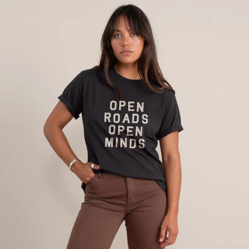 Open Roads Premium Tee - Black sold by Roark