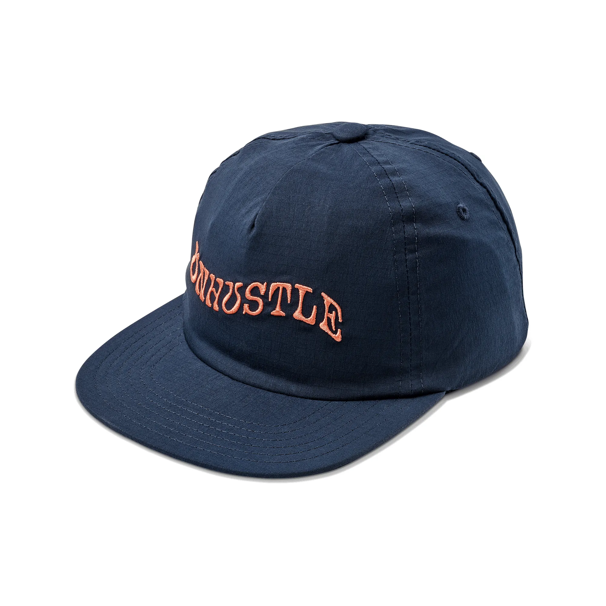 Unhustle 5 Panel Hat - Navy sold by Roark product image thumbnail 2