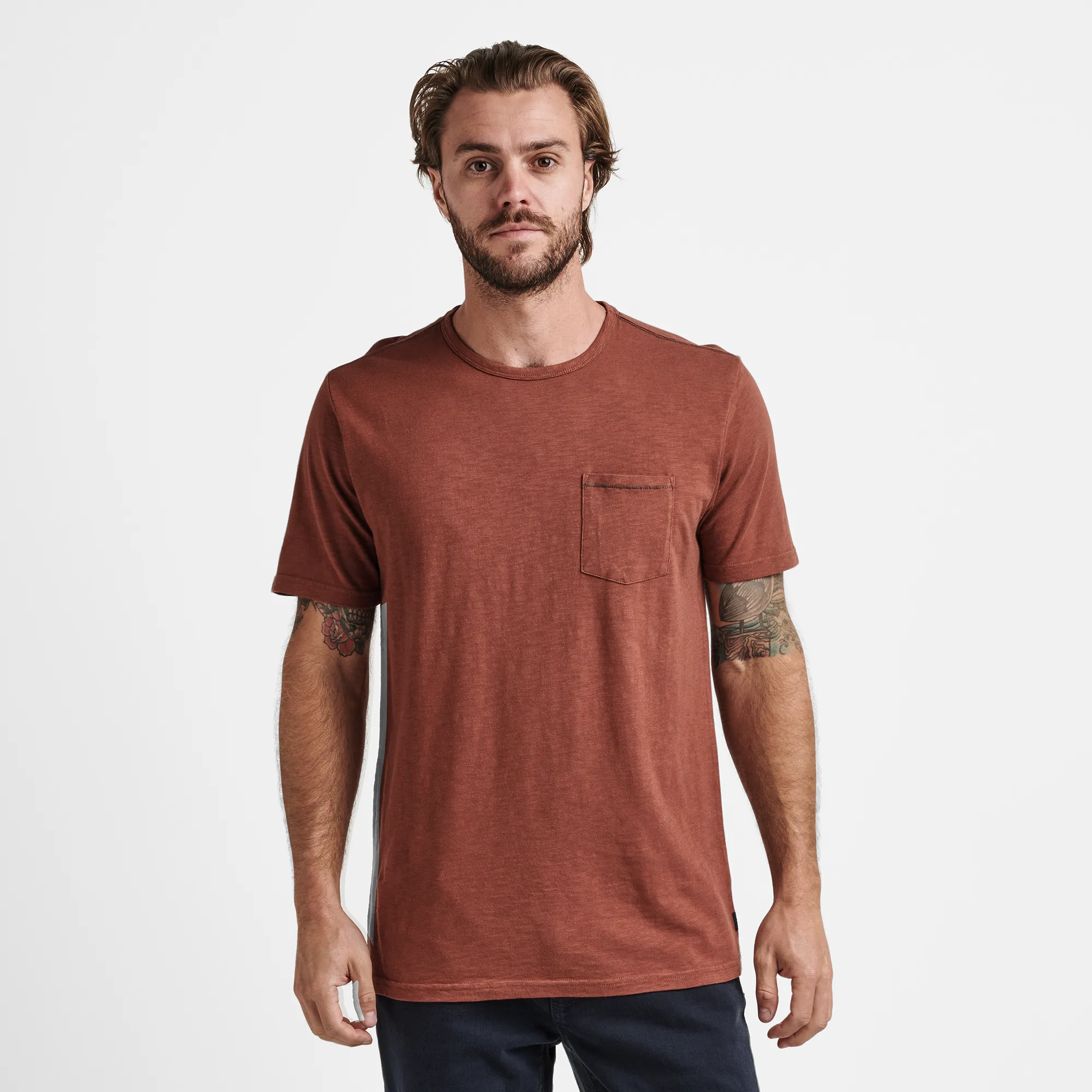 Well Worn Midweight Organic Tee - Red Wine sold by Roark product image thumbnail 2