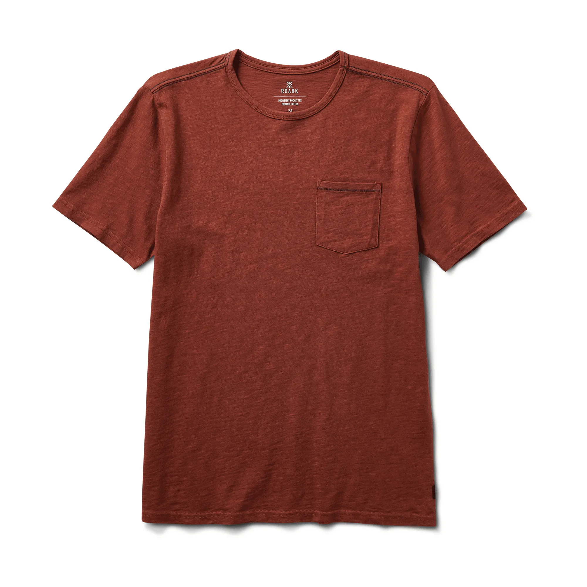 Well Worn Midweight Organic Tee - Red Wine sold by Roark