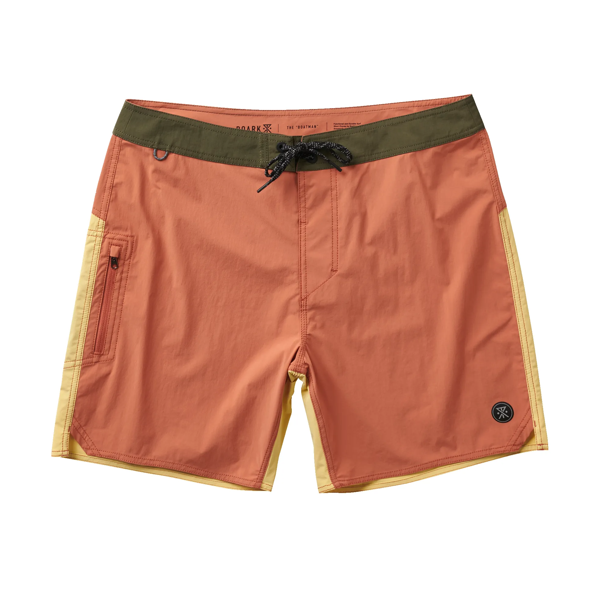 Boatman 2.0 Boardshorts 17" - Saffron Red sold by Roark