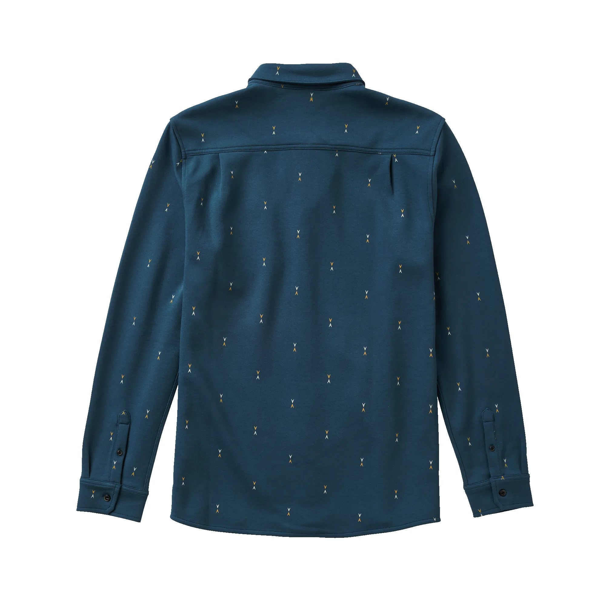 Scholar Long Sleeve Button Up Shirt - Deep Blue sold by Roark product image thumbnail 2