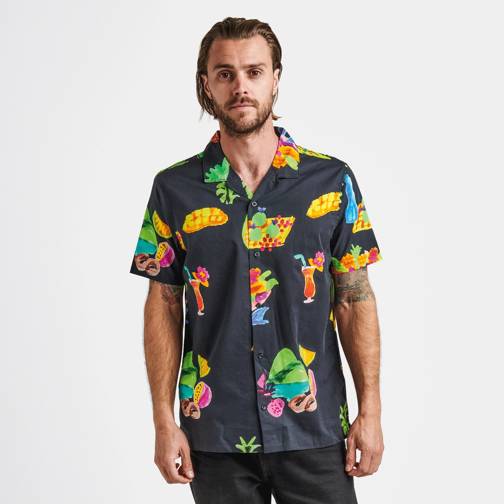 Gonzo Short Sleeve Button Up Shirt - Black sold by Roark product image thumbnail 2