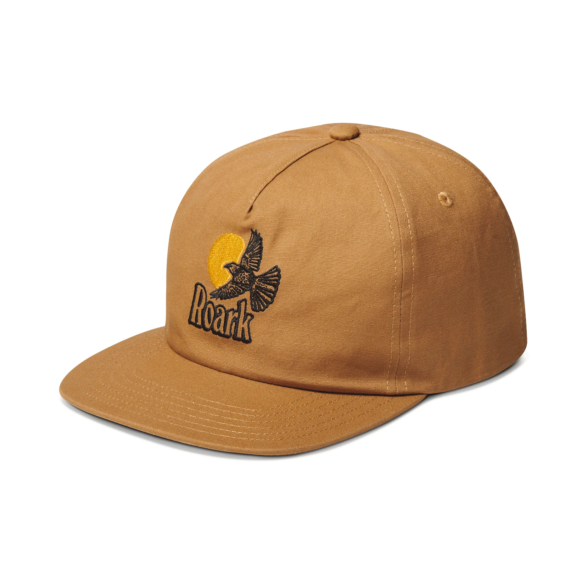 Messenger 5 Panel Snapback Hat - Golden sold by Roark product image thumbnail 2