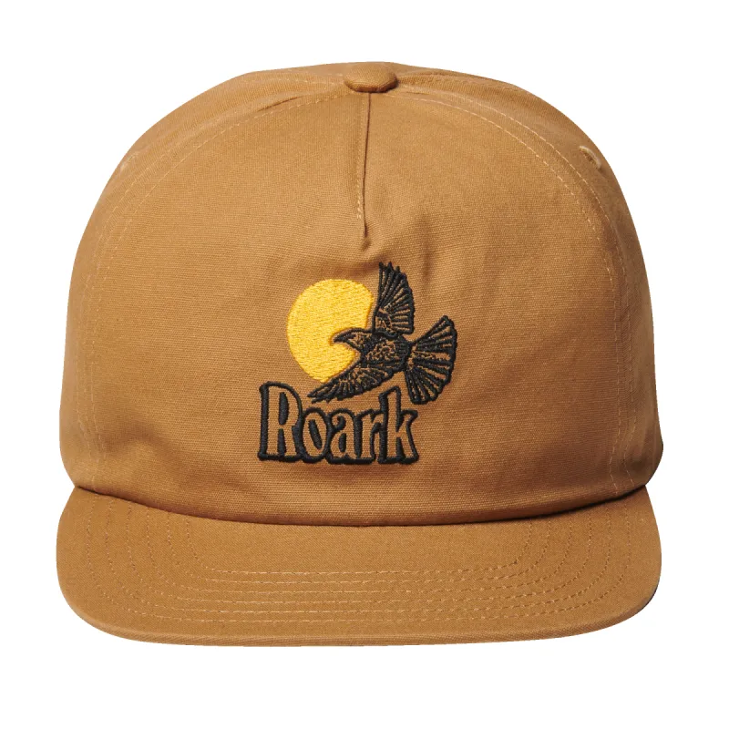 Messenger 5 Panel Snapback Hat - Golden sold by Roark