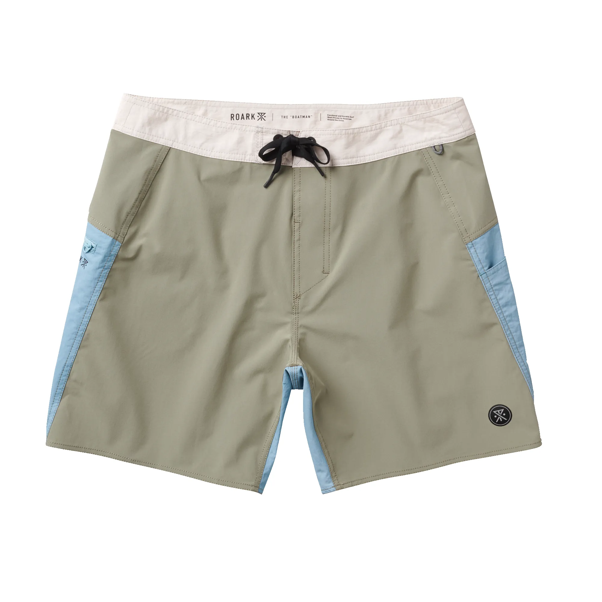 Boatman Boardshorts 17" - Sage sold by Roark