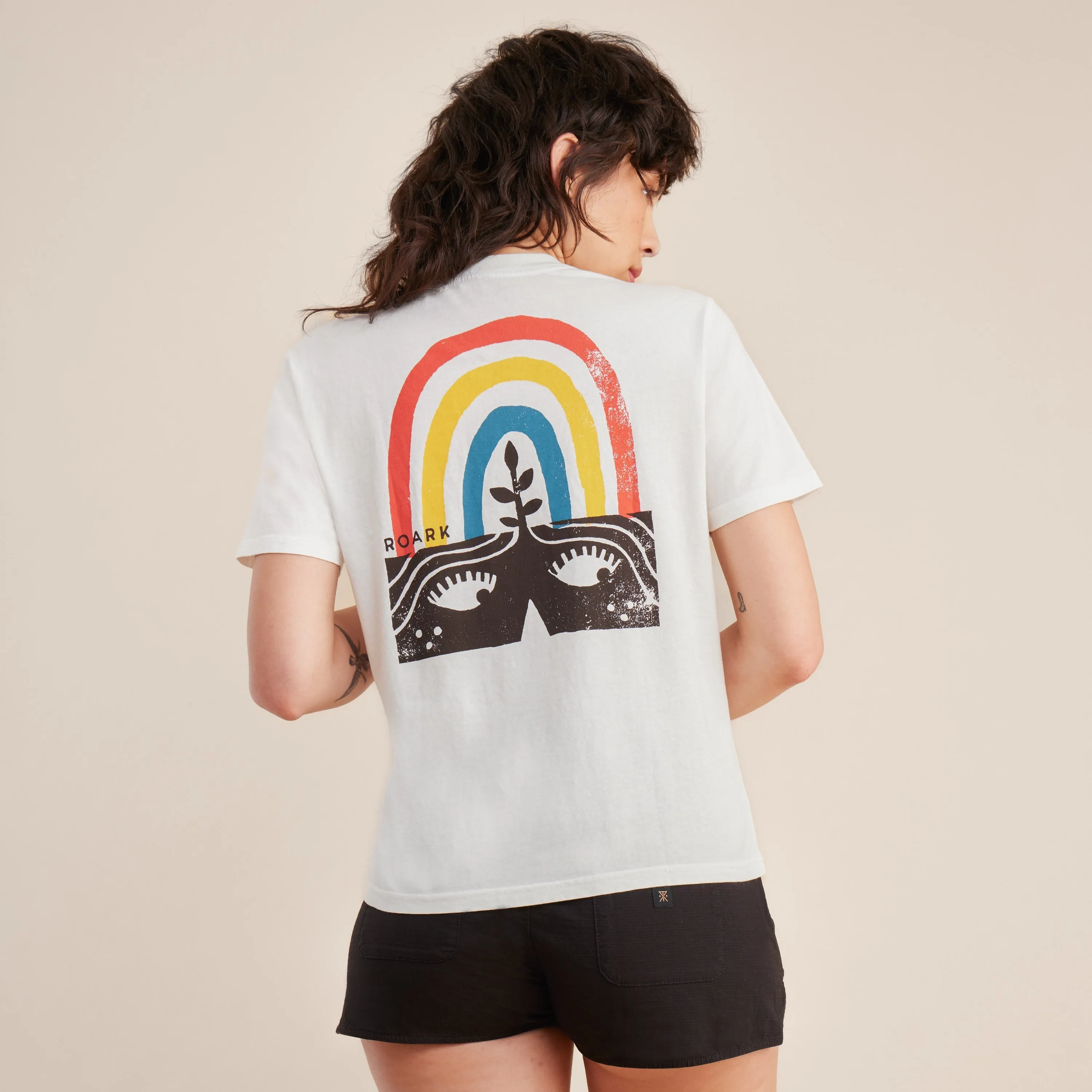 Rainbow Premium Tee - Off White sold by Roark product image thumbnail 3