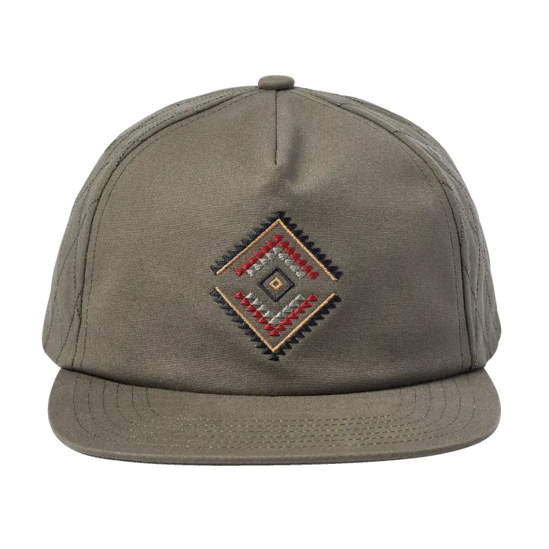 Manawa Tapu 5 Panel Snapback Hat - Military sold by Roark