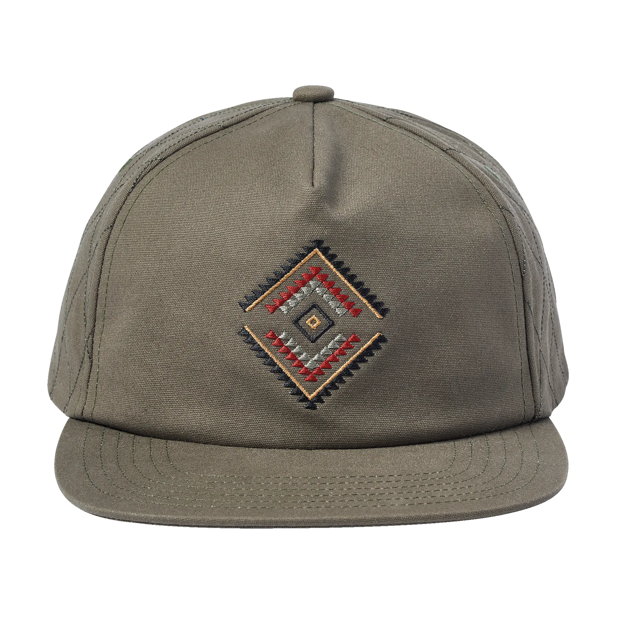 Manawa Tapu 5 Panel Snapback Hat - Military sold by Roark