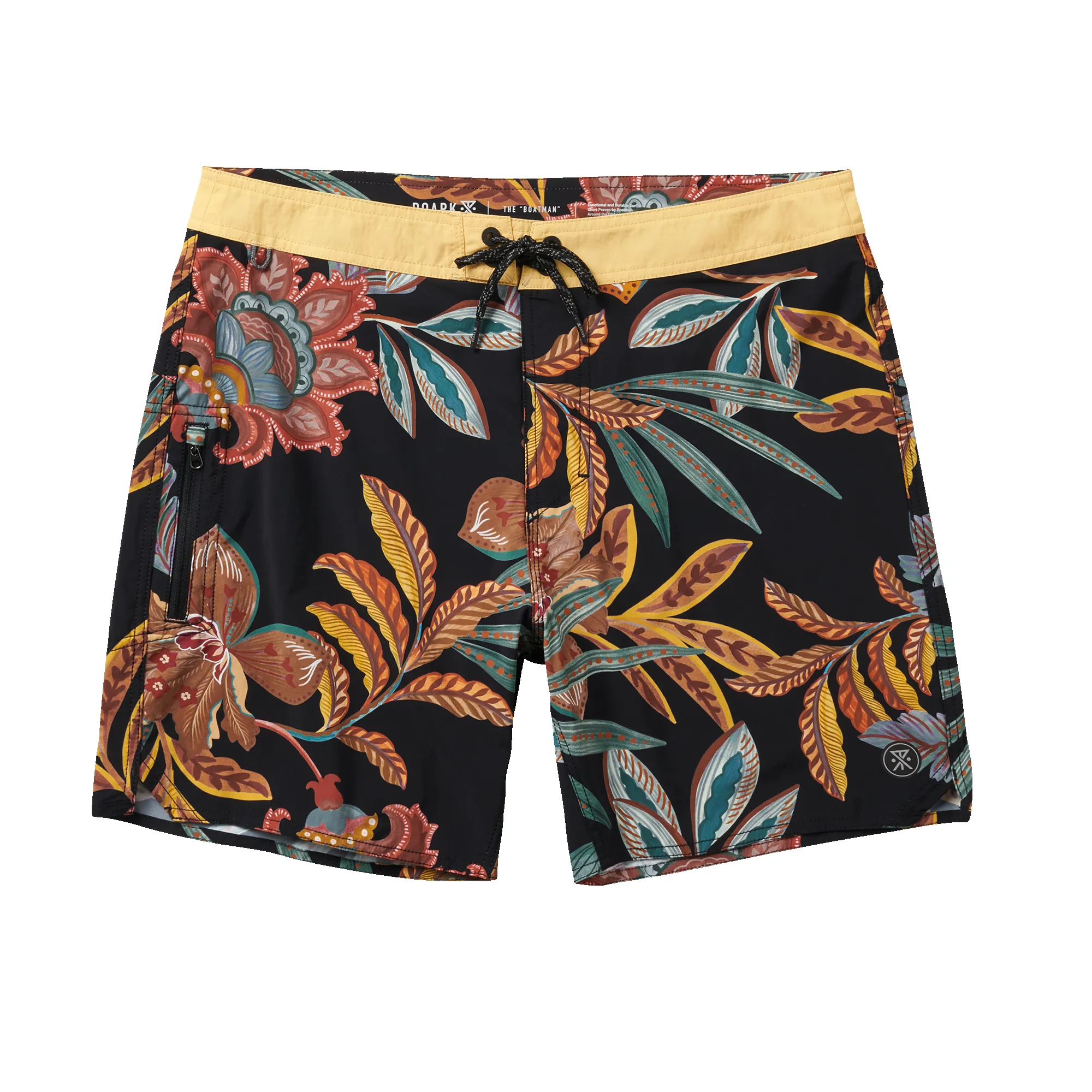 Boatman 2.0 Boardshorts 17" - Baroque Black sold by Roark