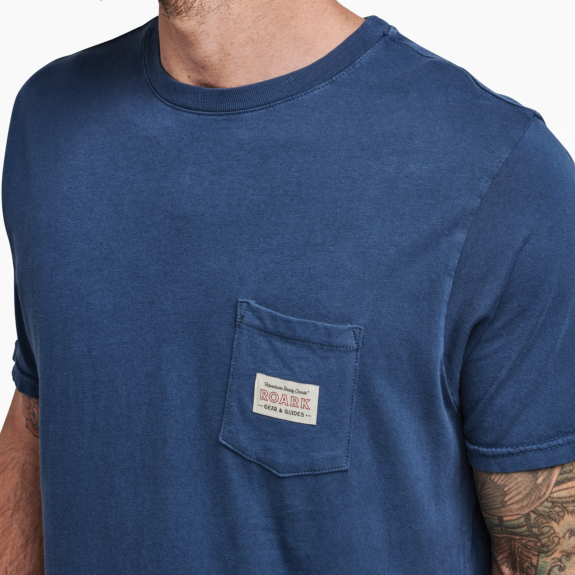 Label Pocket Premium Tee - Dark Indigo sold by Roark product image thumbnail 4
