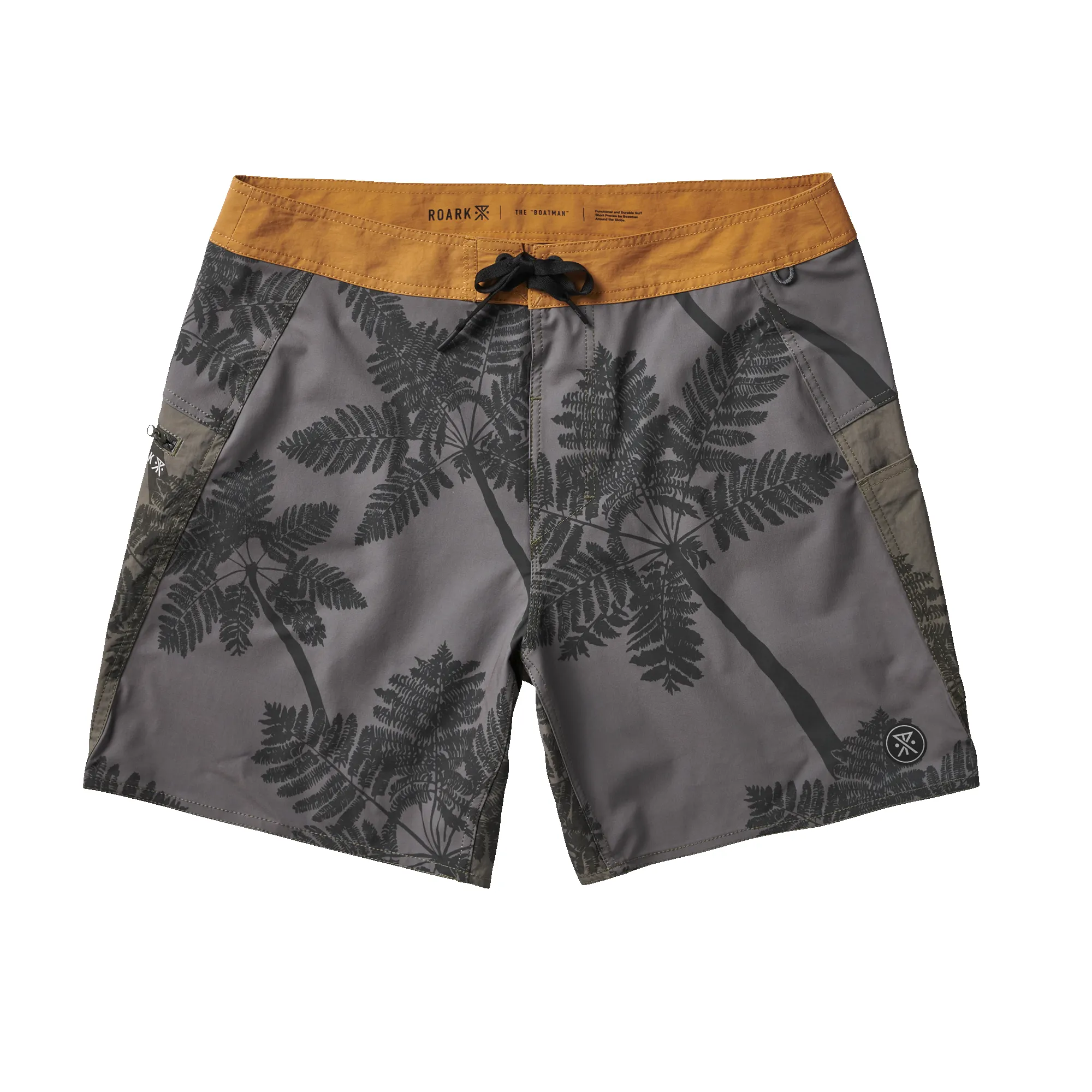 Boatman Boardshorts 17" - Light Army sold by Roark