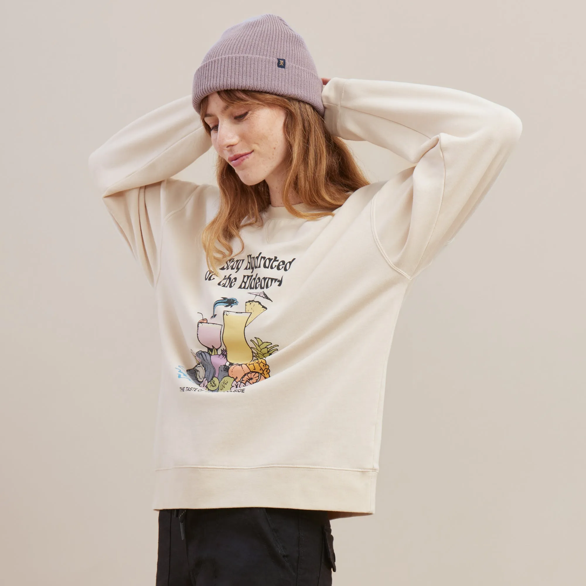 The Crew Fleece Sweatshirt - Bone sold by Roark product image thumbnail 2