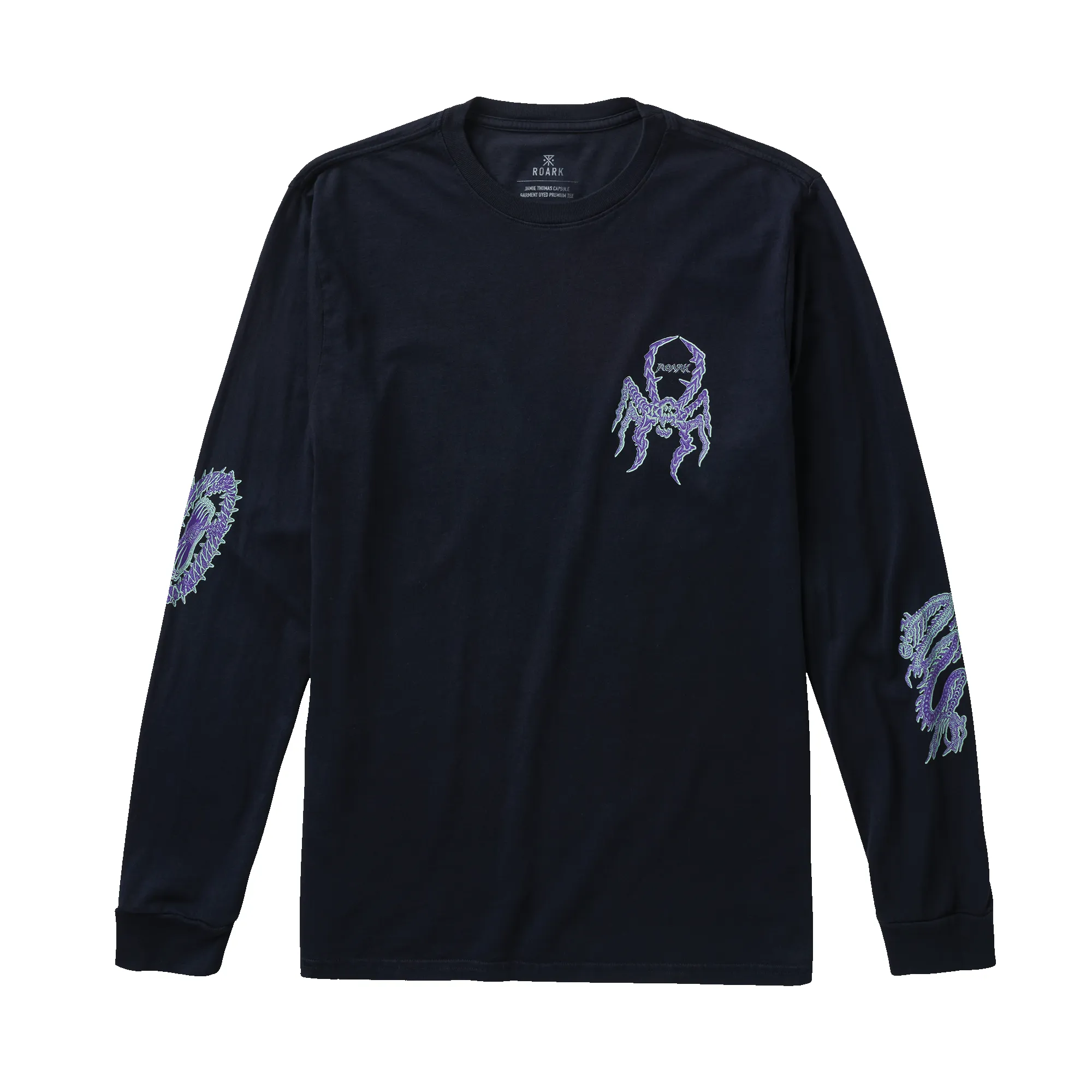 Jamie Thomas Yokai Long Sleeve Premium Tee - Dark Navy sold by Roark