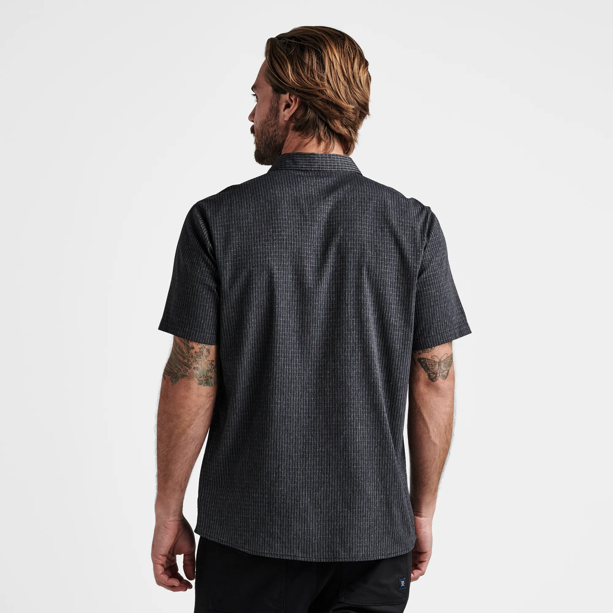 Bless Up Breathable Stretch Shirt - Black sold by Roark product image thumbnail 3