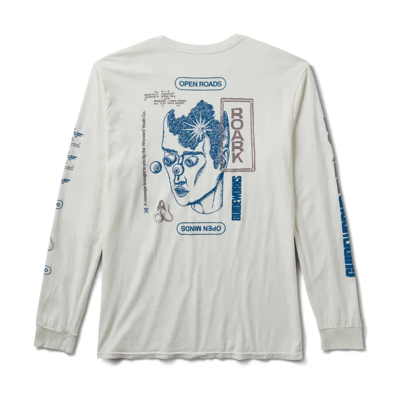 Trip Longer Long Sleeve Premium Tee - Off White sold by Roark
