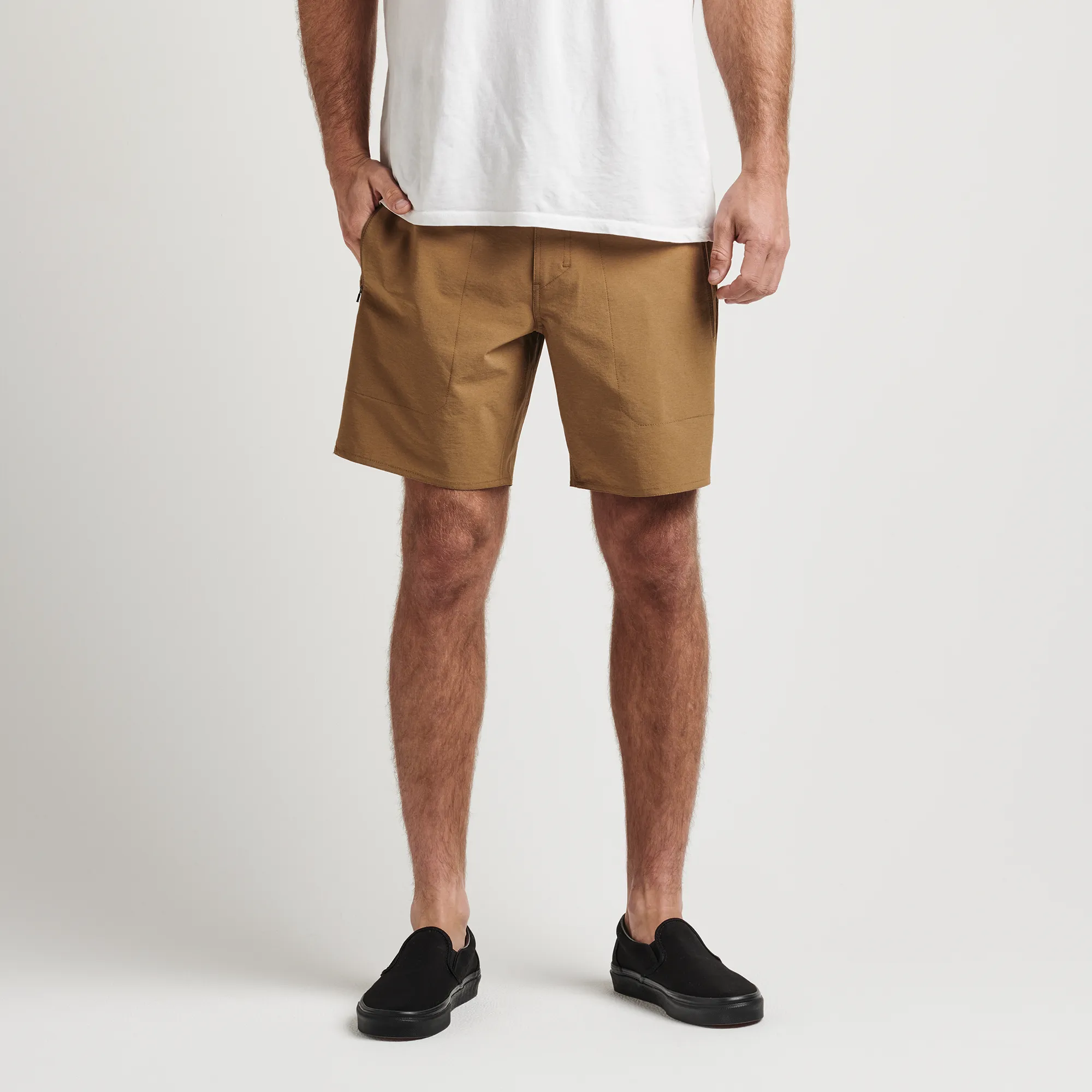 Layover Hybrid Trail Shorts 18" - Dark Khaki sold by Roark product image thumbnail 2