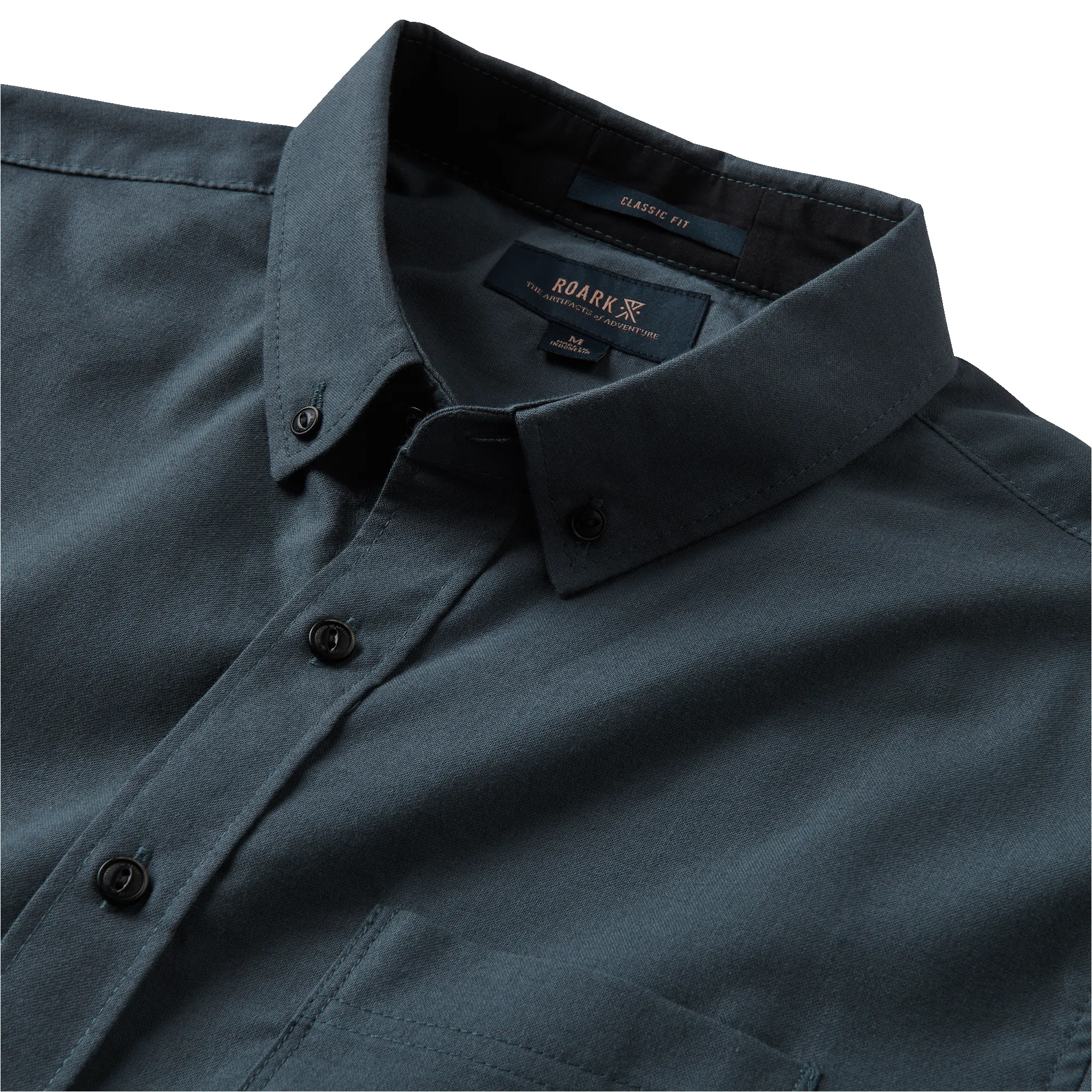 Scholar Stretch Long Sleeve Button Up Shirt - Orion sold by Roark product image thumbnail 3