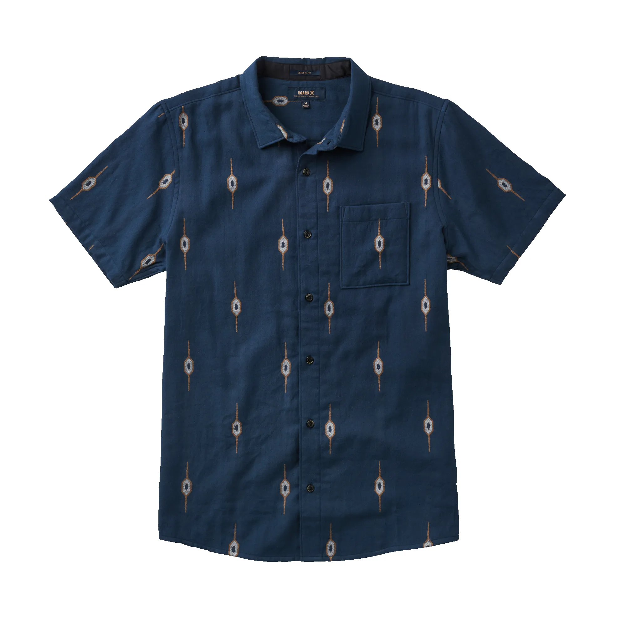 Journey Shirt - Castagno Nannai Blue sold by Roark