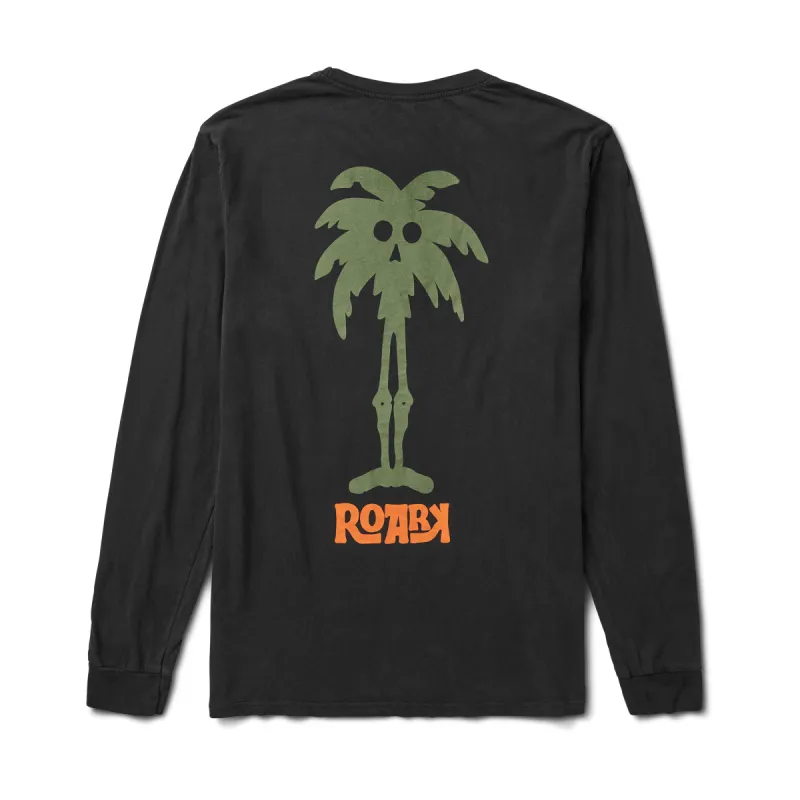 Tamaroa Long Sleeve Tee - Charcoal sold by Roark