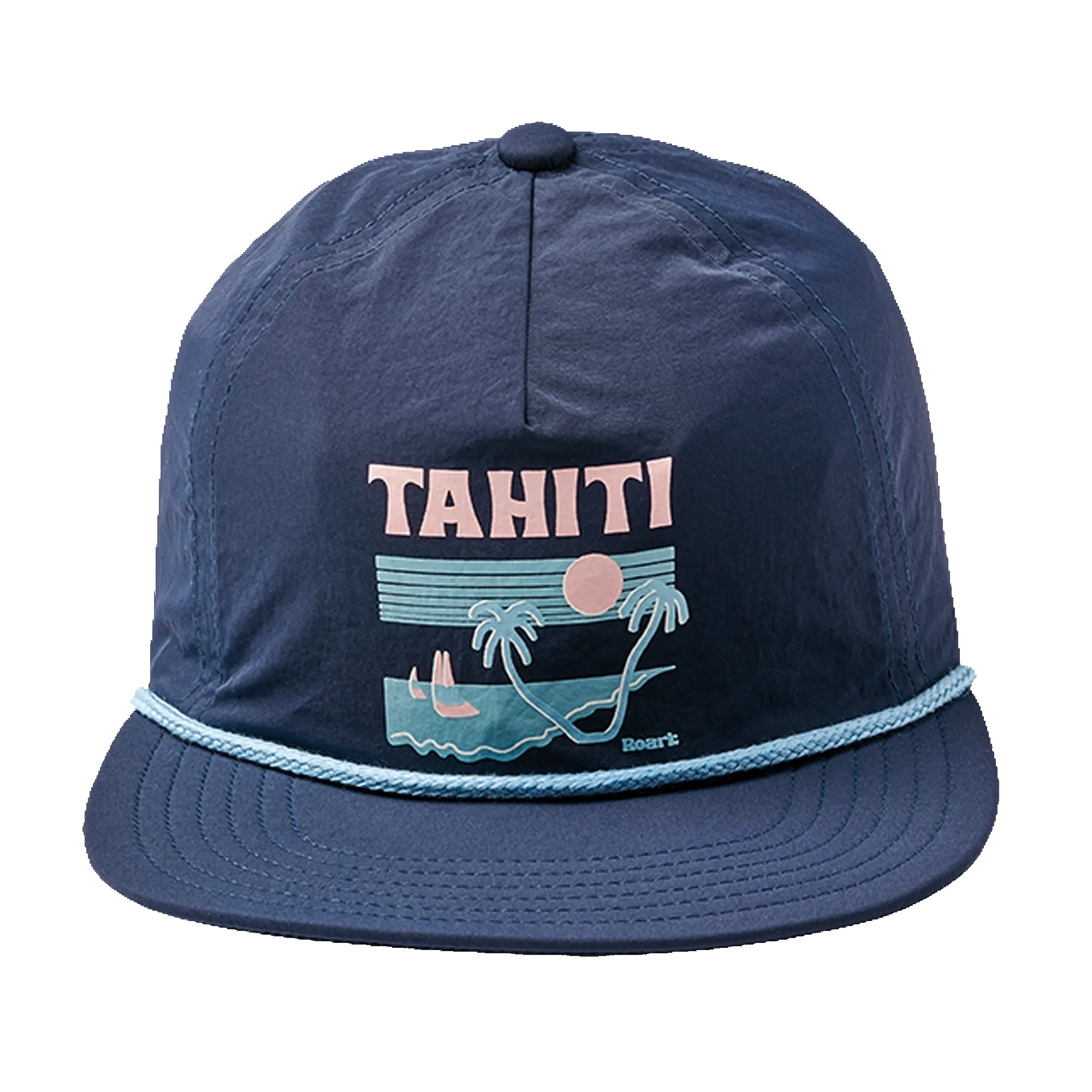 Tahiti Time Classic 5 Panel Hat - Dark Navy sold by Roark