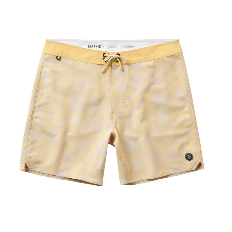 Passage 17" Boardshorts - Mosaic Sunbeam sold by Roark
