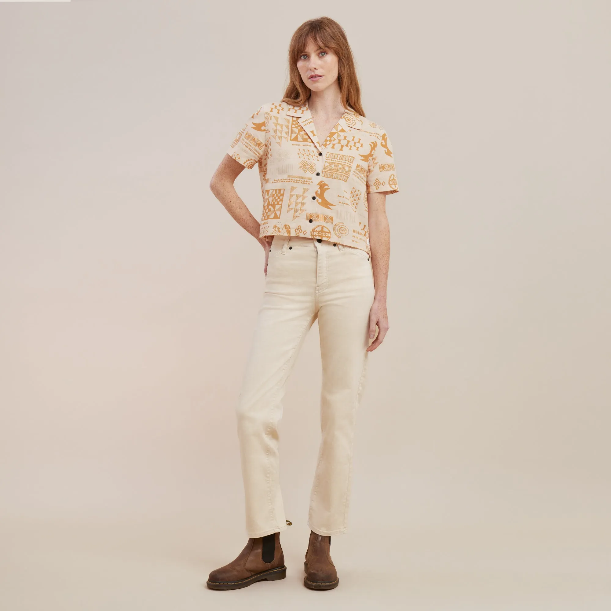 Hinano Idle Button Up Shirt - Golden sold by Roark product image thumbnail 4
