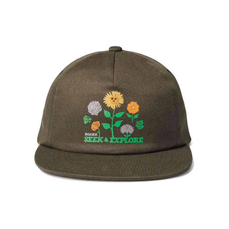 Layover Strapback Hat - Military 2 sold by Roark