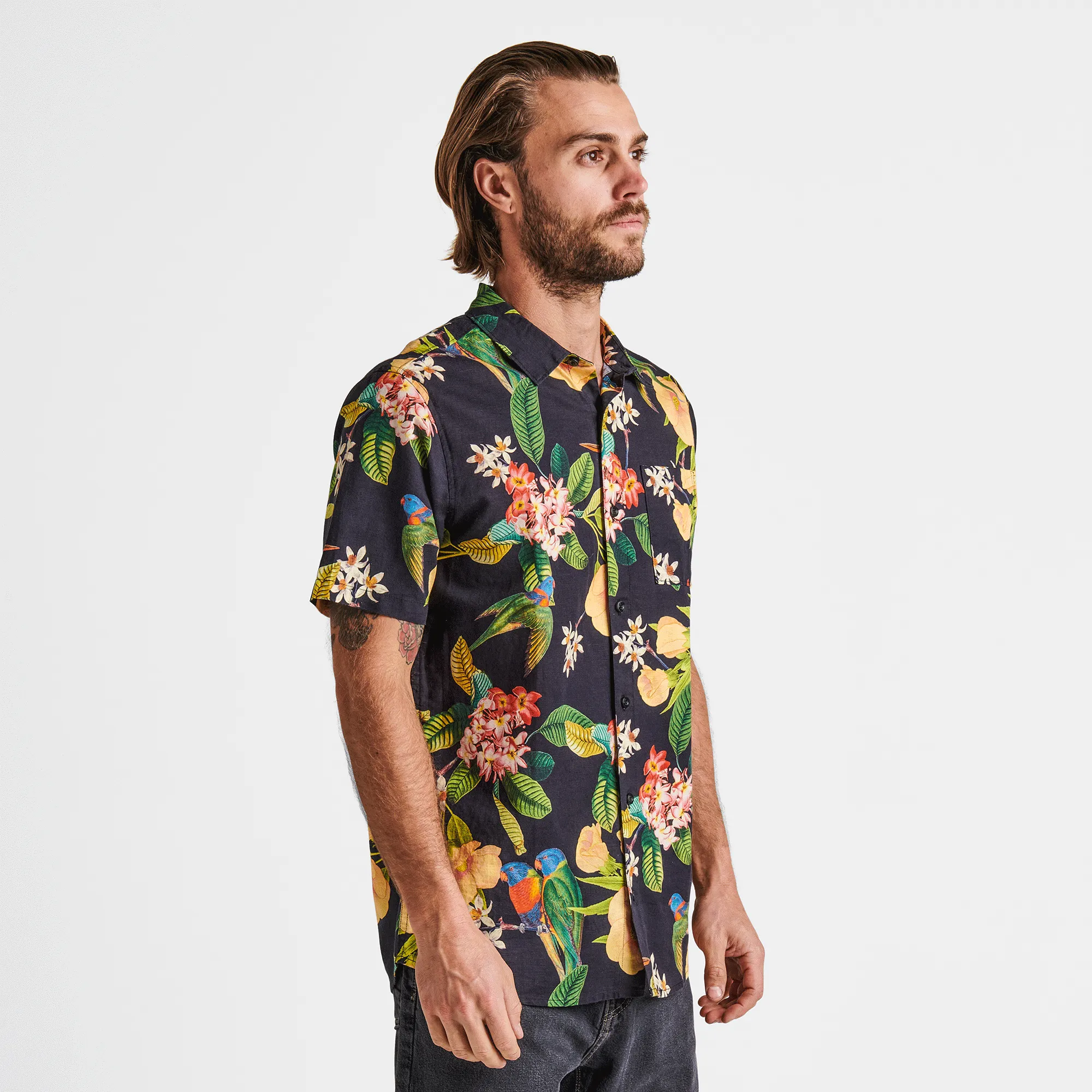 Journey Shirt - Manu Floral Black sold by Roark product image thumbnail 3