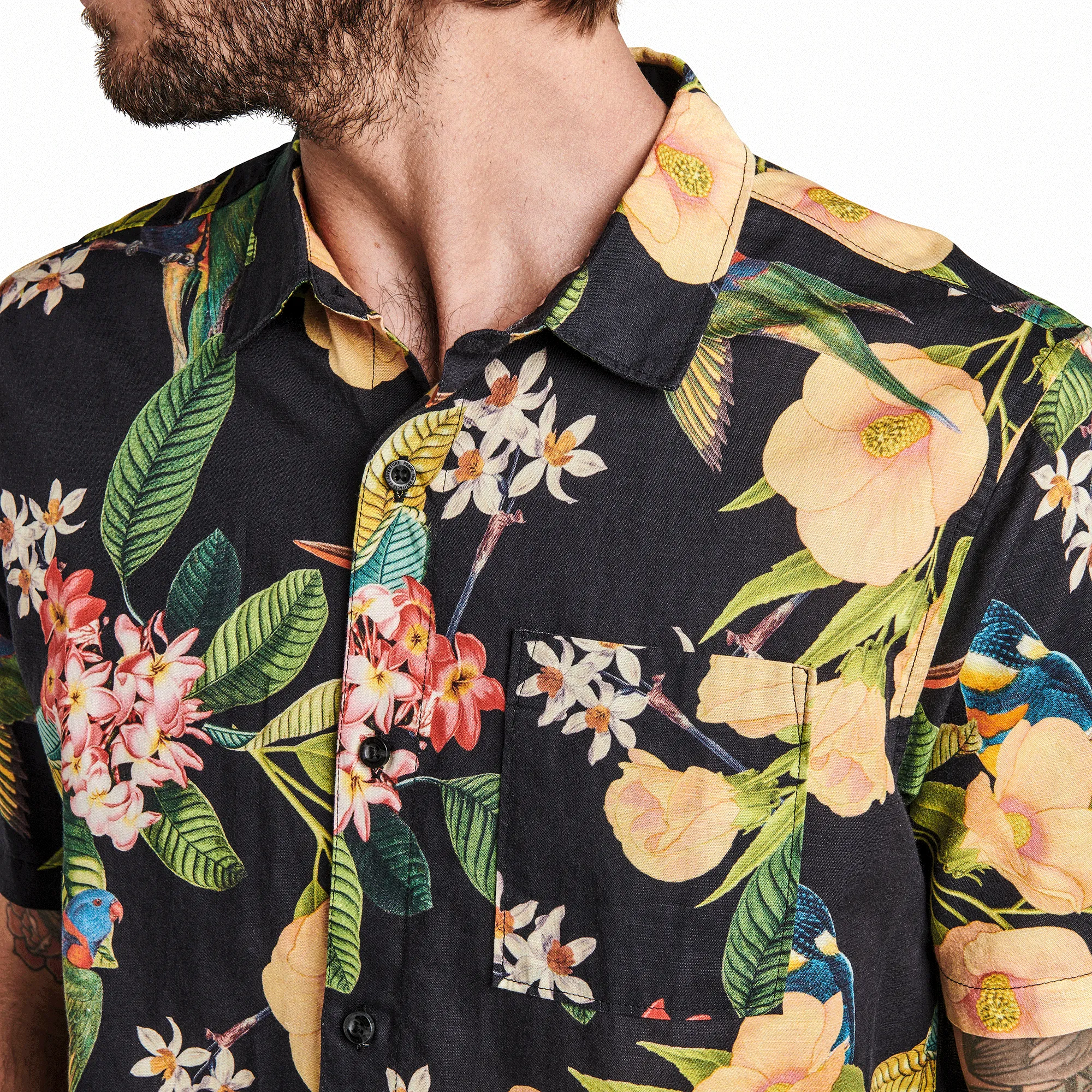 Journey Shirt - Manu Floral Black sold by Roark product image thumbnail 5