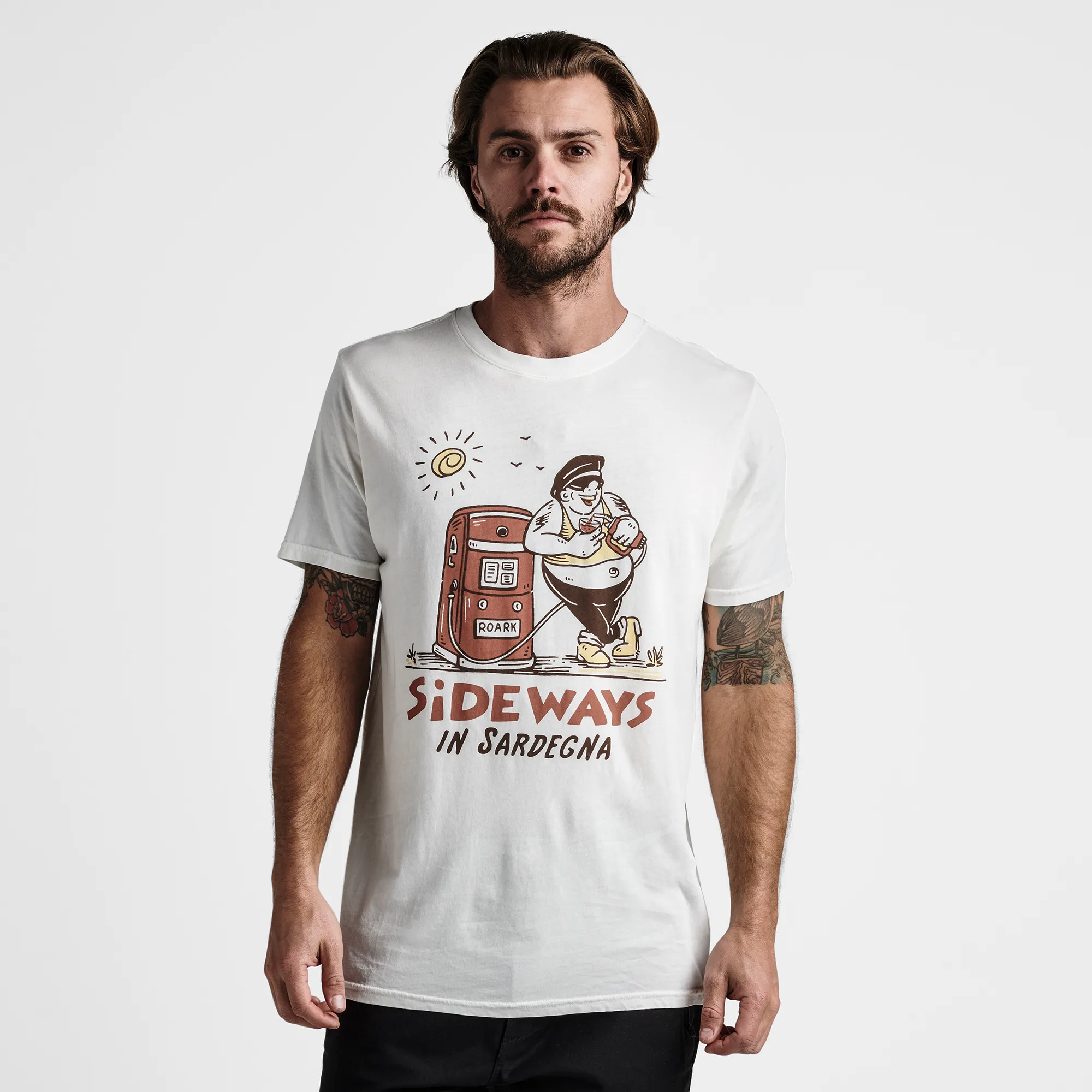Sideways In Sardegna Premium Tee - Off White sold by Roark product image thumbnail 2