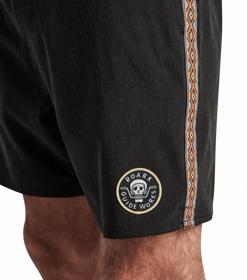 Chiller Boardshorts 17" - Raya Black Dos sold by Roark product image thumbnail 5