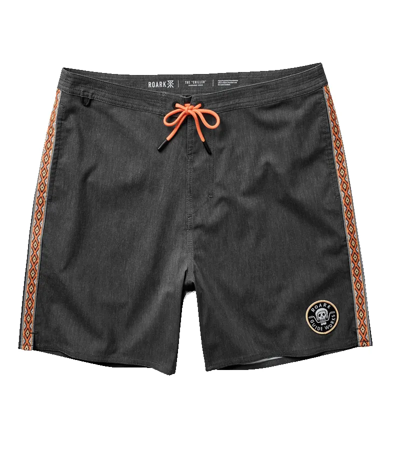Chiller Boardshorts 17" - Raya Black Dos sold by Roark