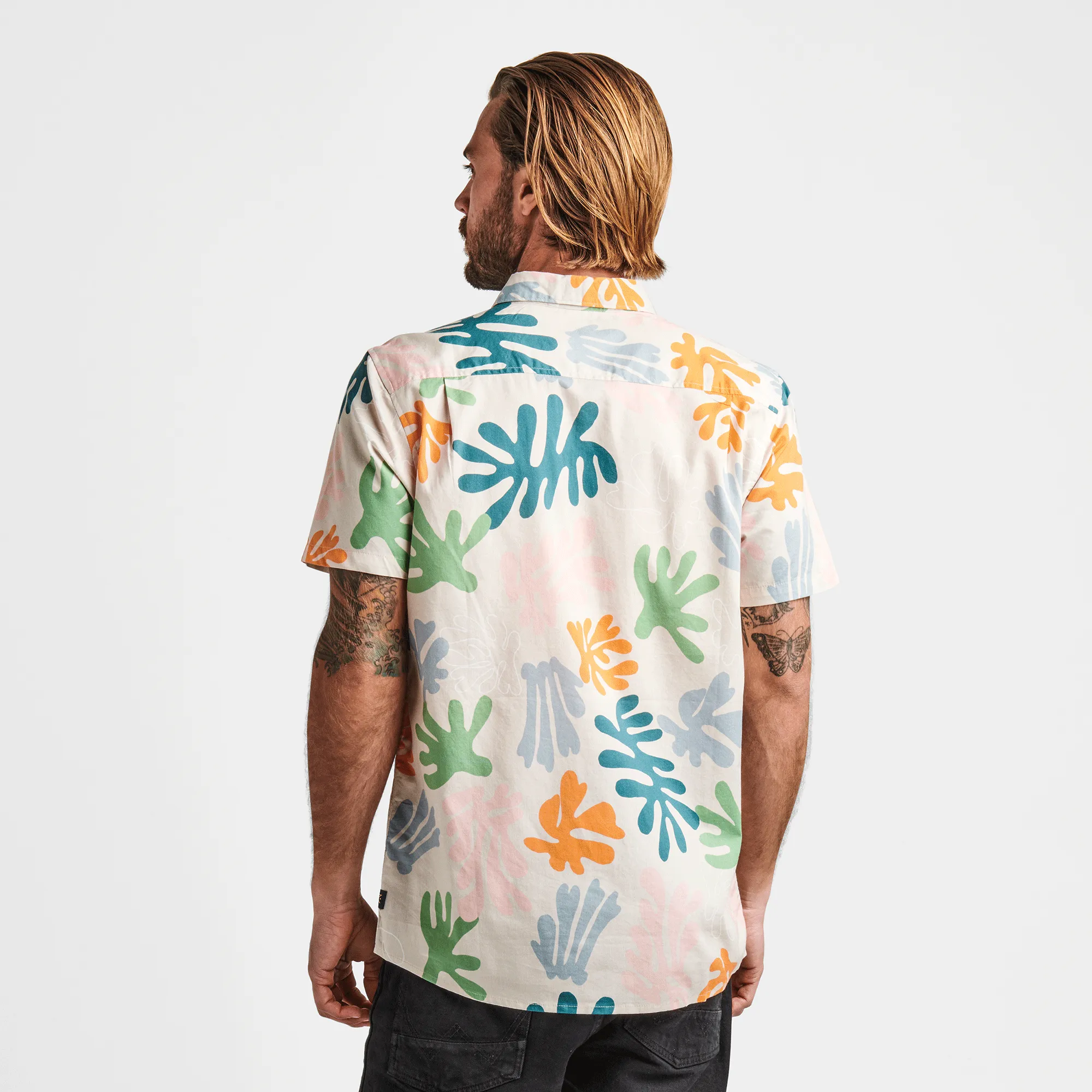 Journey Shirt - Coral Reefer Bone sold by Roark product image thumbnail 4