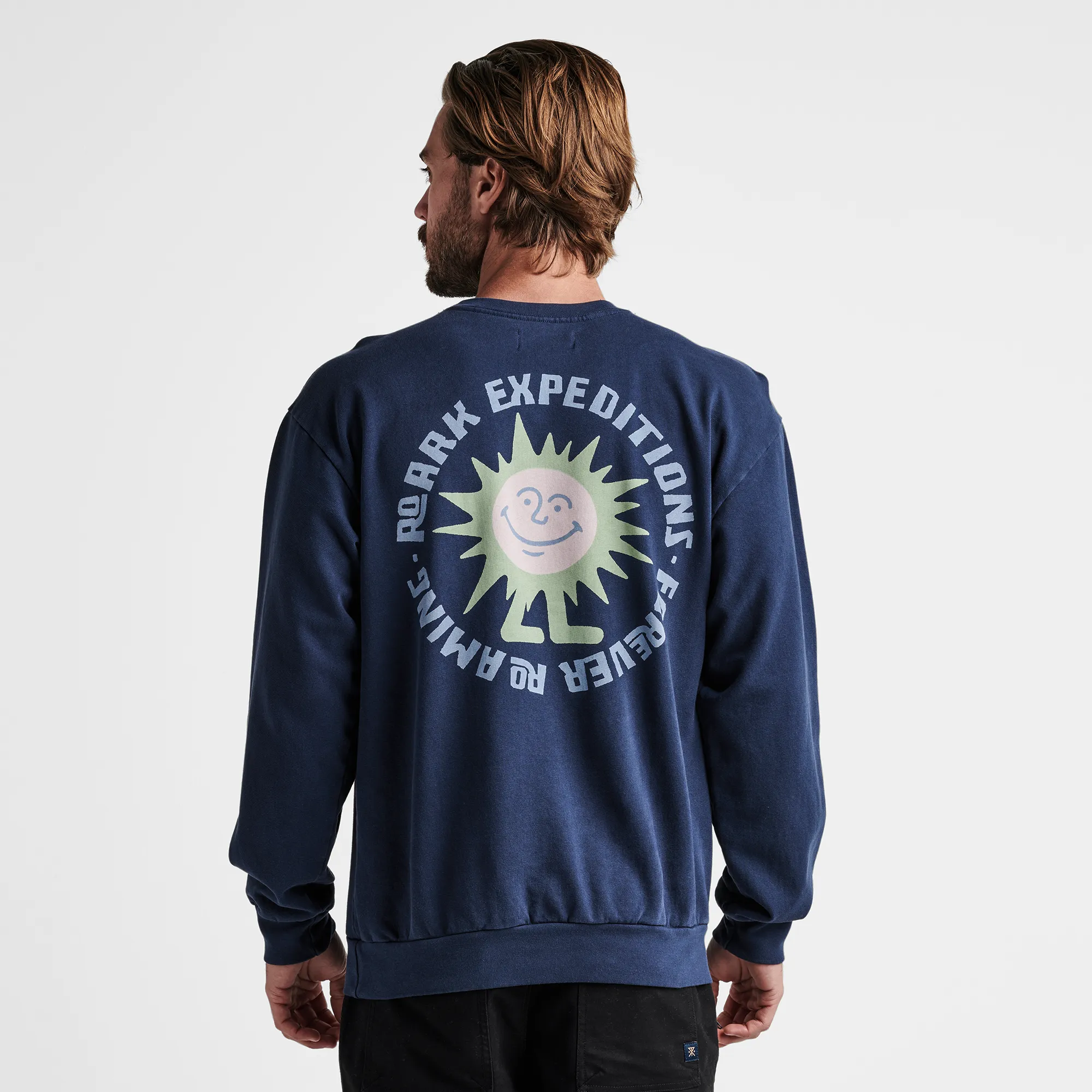 Roark Expeditions Crew Sweatshirt - Nannai Blue sold by Roark product image thumbnail 3