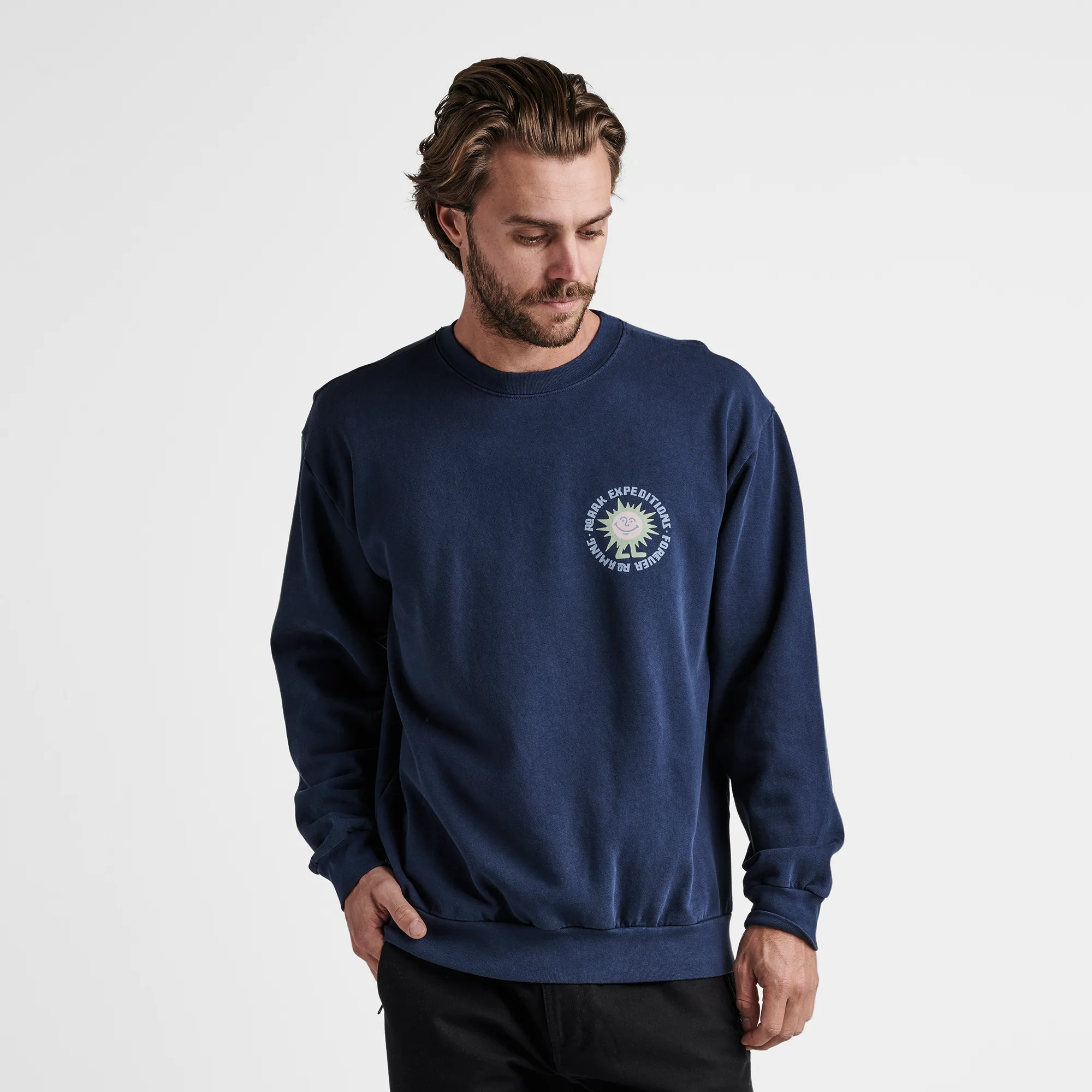 Roark Expeditions Crew Sweatshirt - Nannai Blue sold by Roark product image thumbnail 2