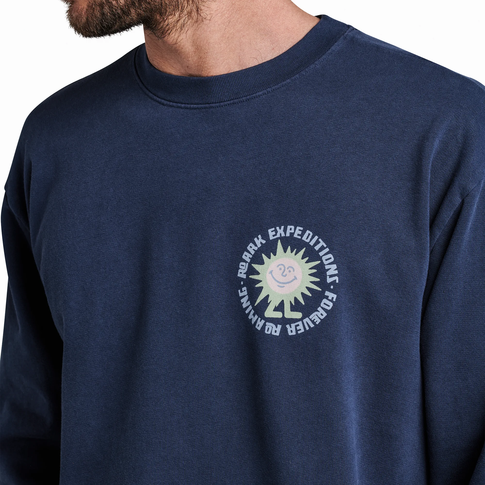 Roark Expeditions Crew Sweatshirt - Nannai Blue sold by Roark product image thumbnail 4