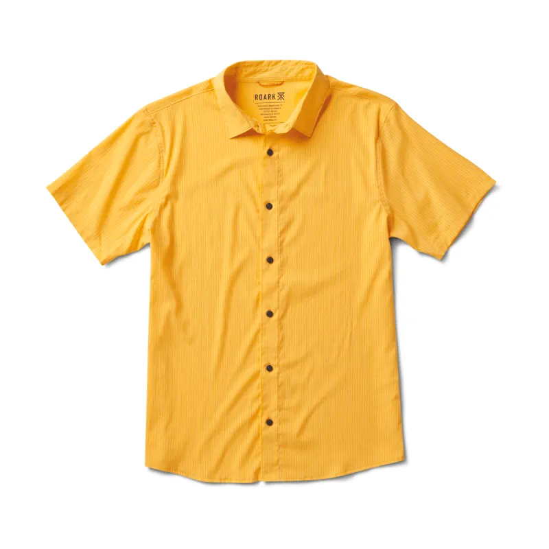 Bless Up Breathable Stretch Shirt - Gold sold by Roark