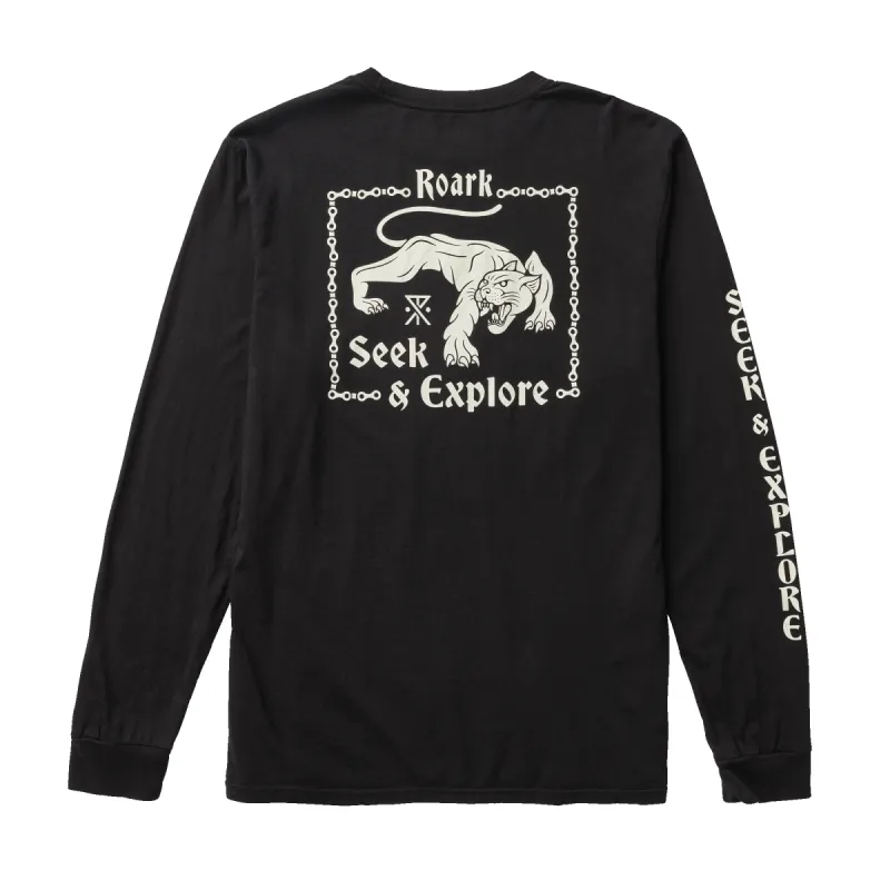 Jamie Thomas Long Sleeve Organic Cotton Tee - Black sold by Roark