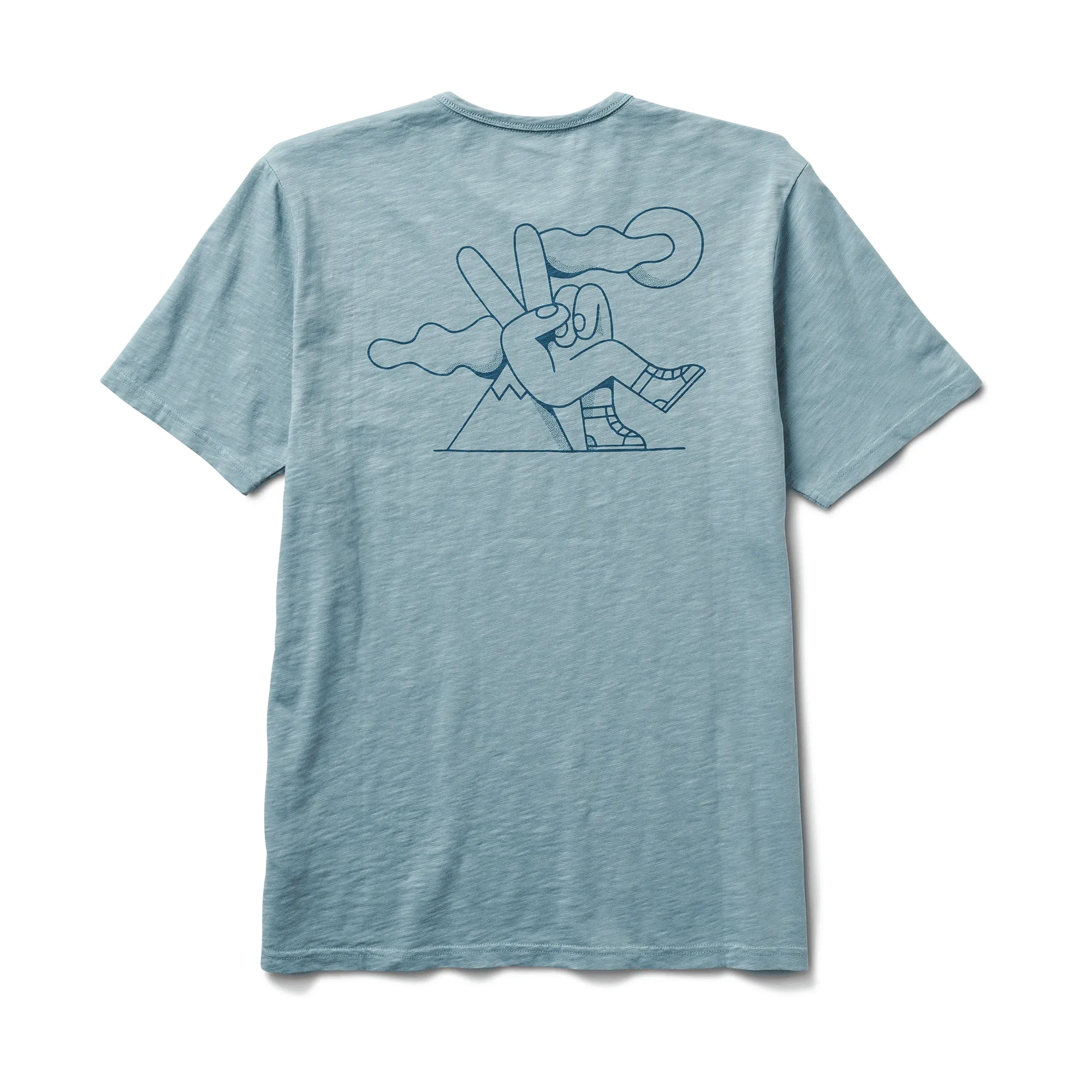 Unhustle Premium Tee - Dusty Blue sold by Roark