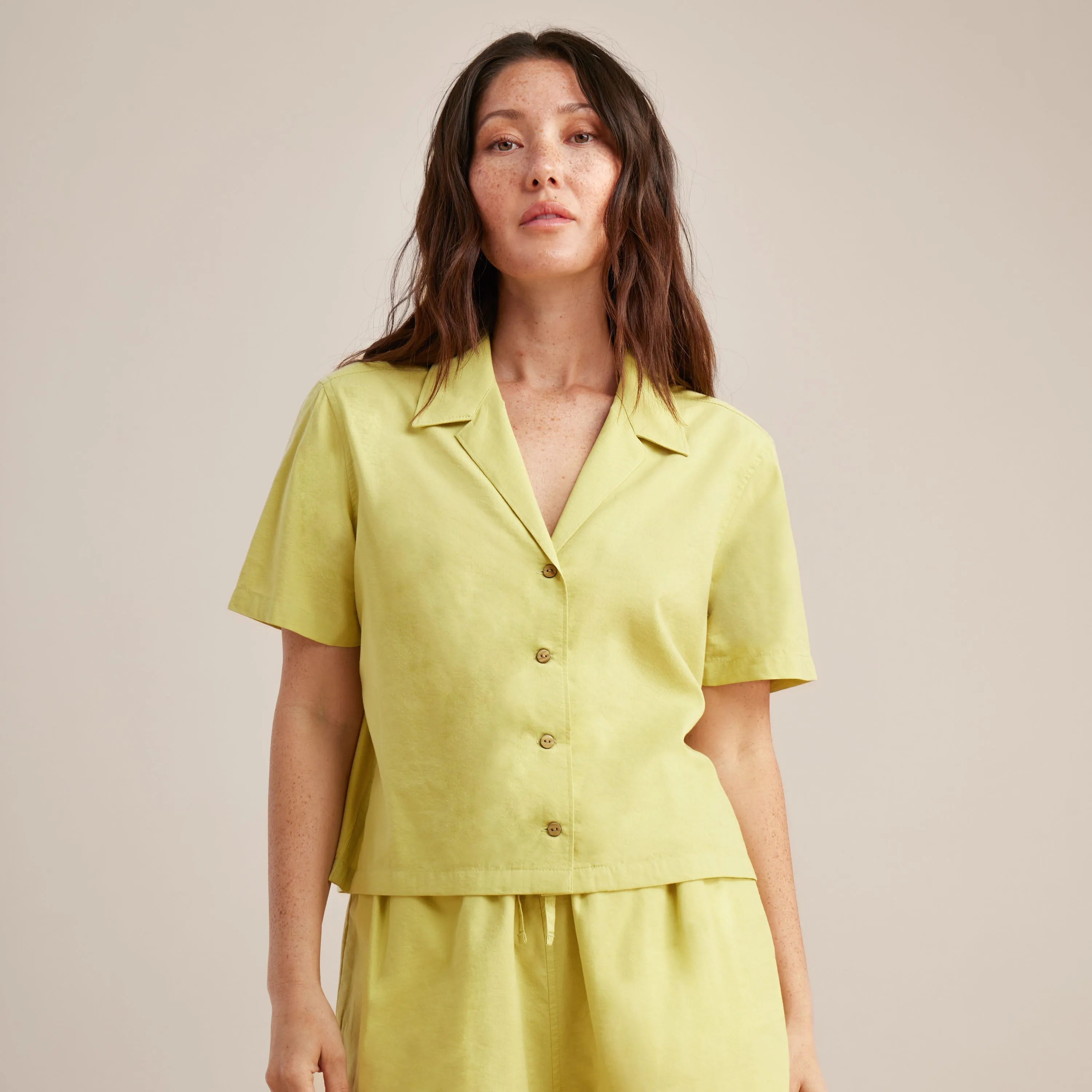 Idle Button Up Shirt - Lime sold by Roark