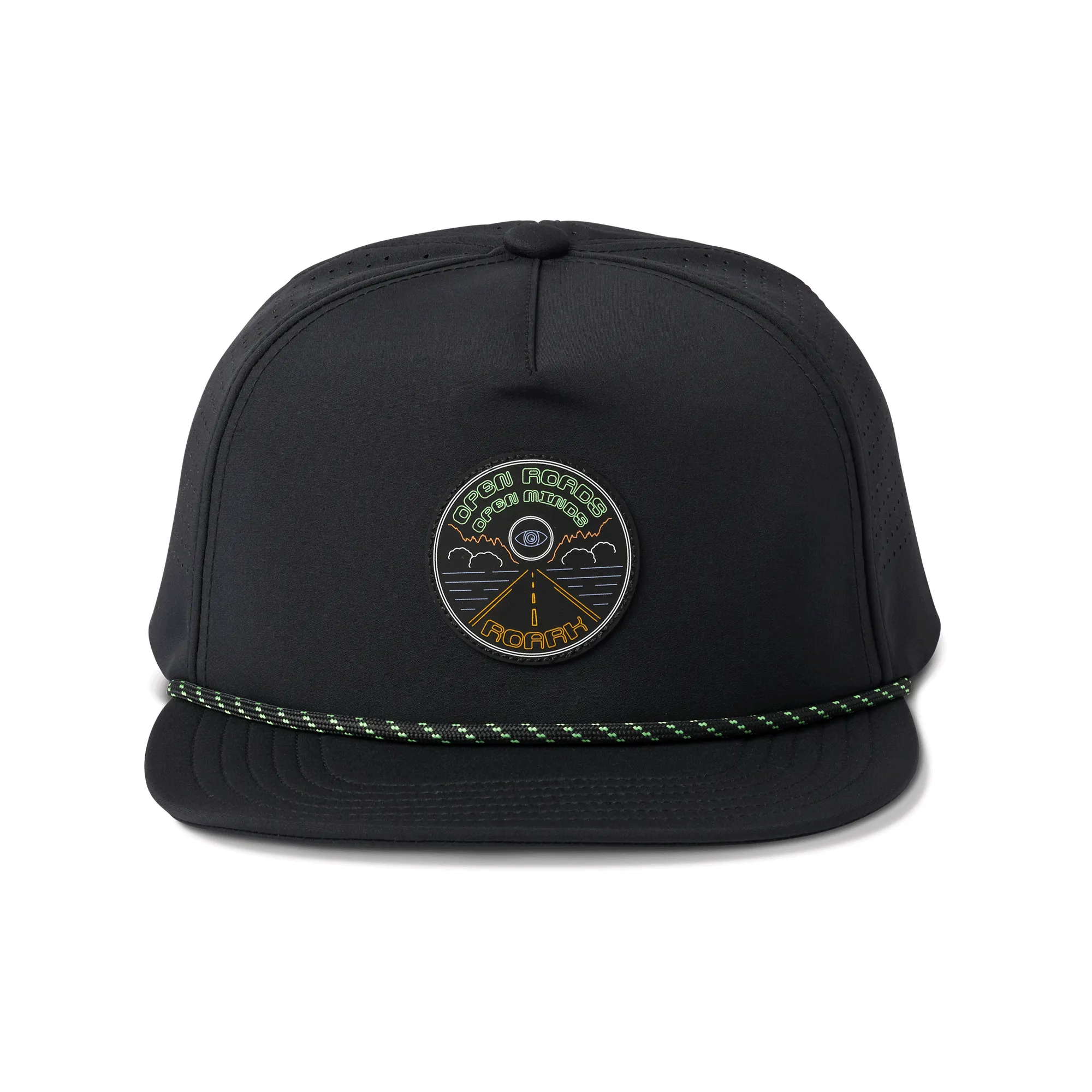 Hybro Strapback Hat - Black sold by Roark