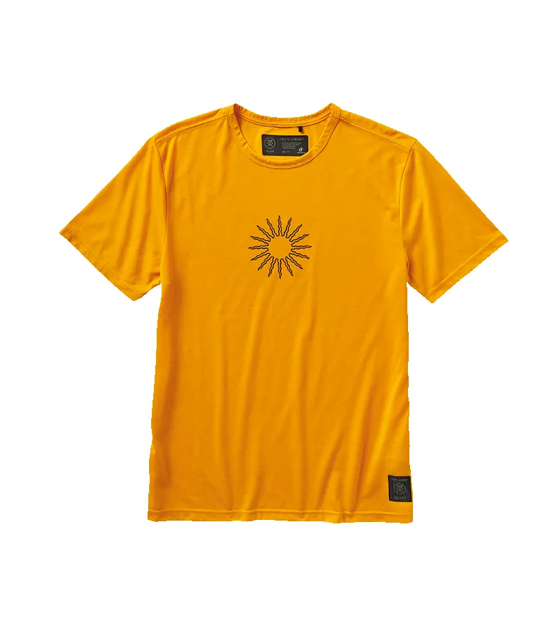 Mathis Short Sleeve Active Tee - Gold sold by Roark